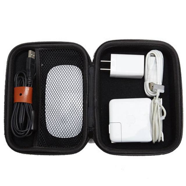 ProCase Hard Travel Electronic Organizer Case for MacBook Power Adapter Chargers Cables Power Bank Apple Magic Mouse Apple Pencil USB Flash Disk SD