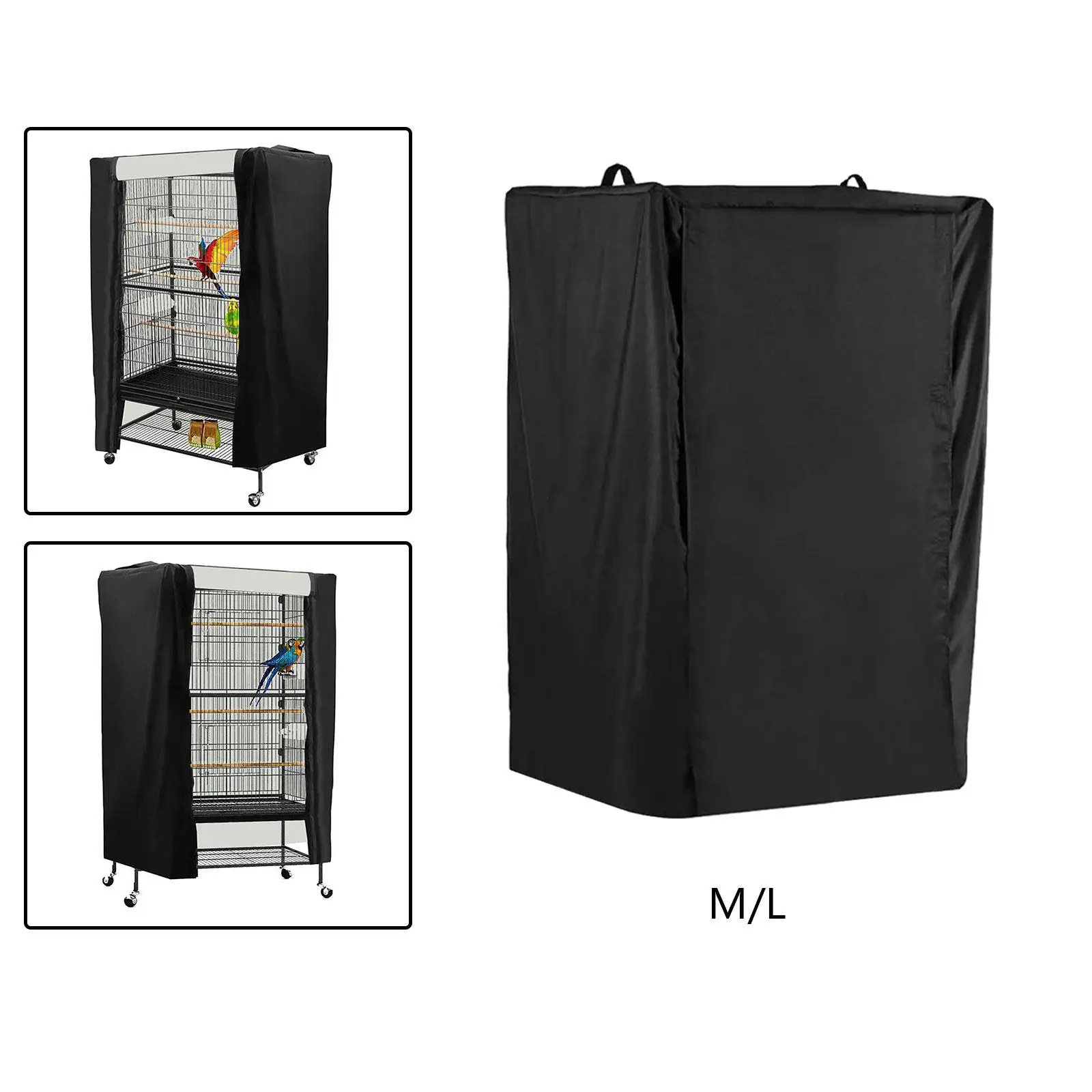 Bird Cage Cover Rainproof Protection Windproof for Parrot Lovebirds Fittings