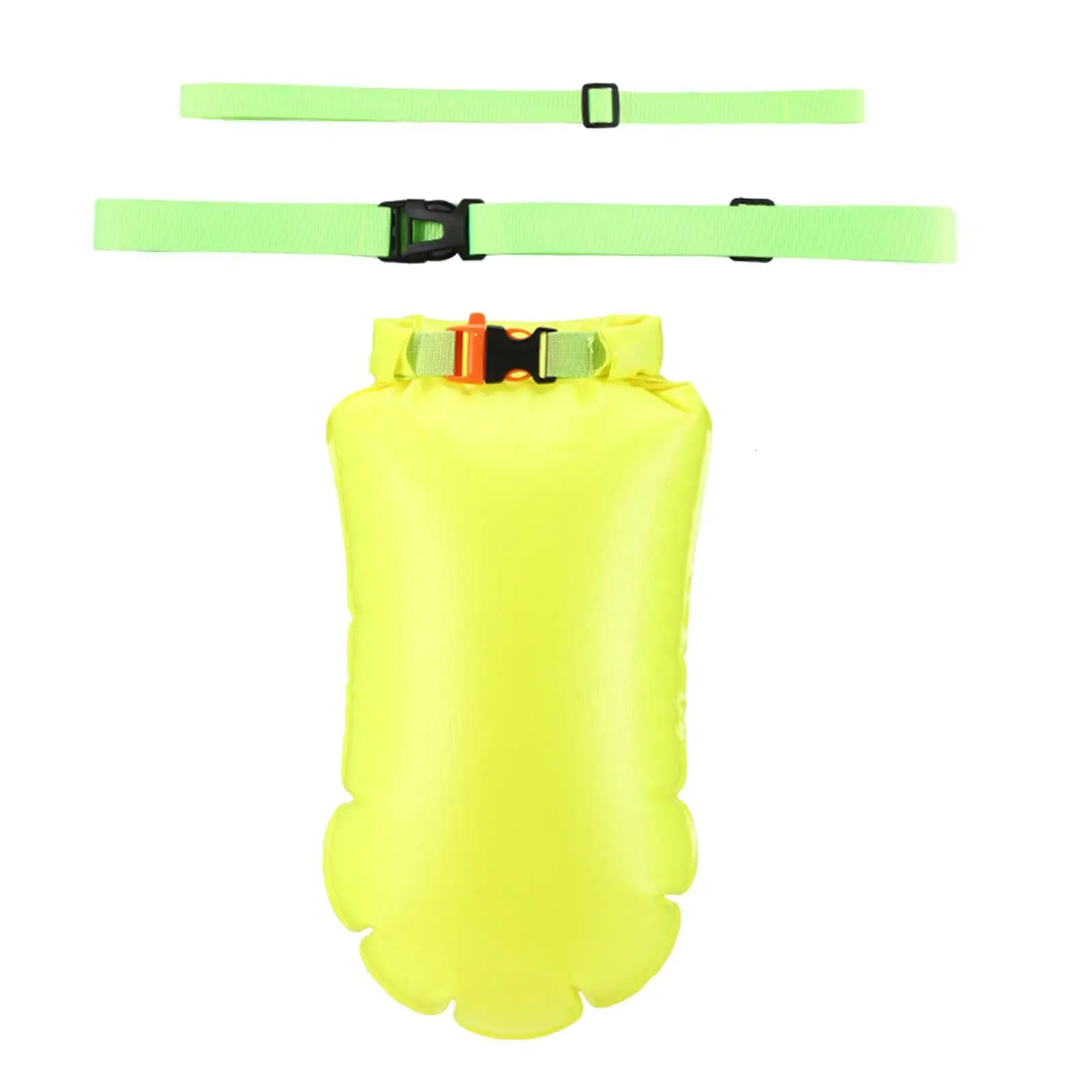 Safety Swim Buoy Waterproof Storage Bag Swim Training Swimming Buoy Tow Float for Diving Hiking Fishing Rafting Kayaking