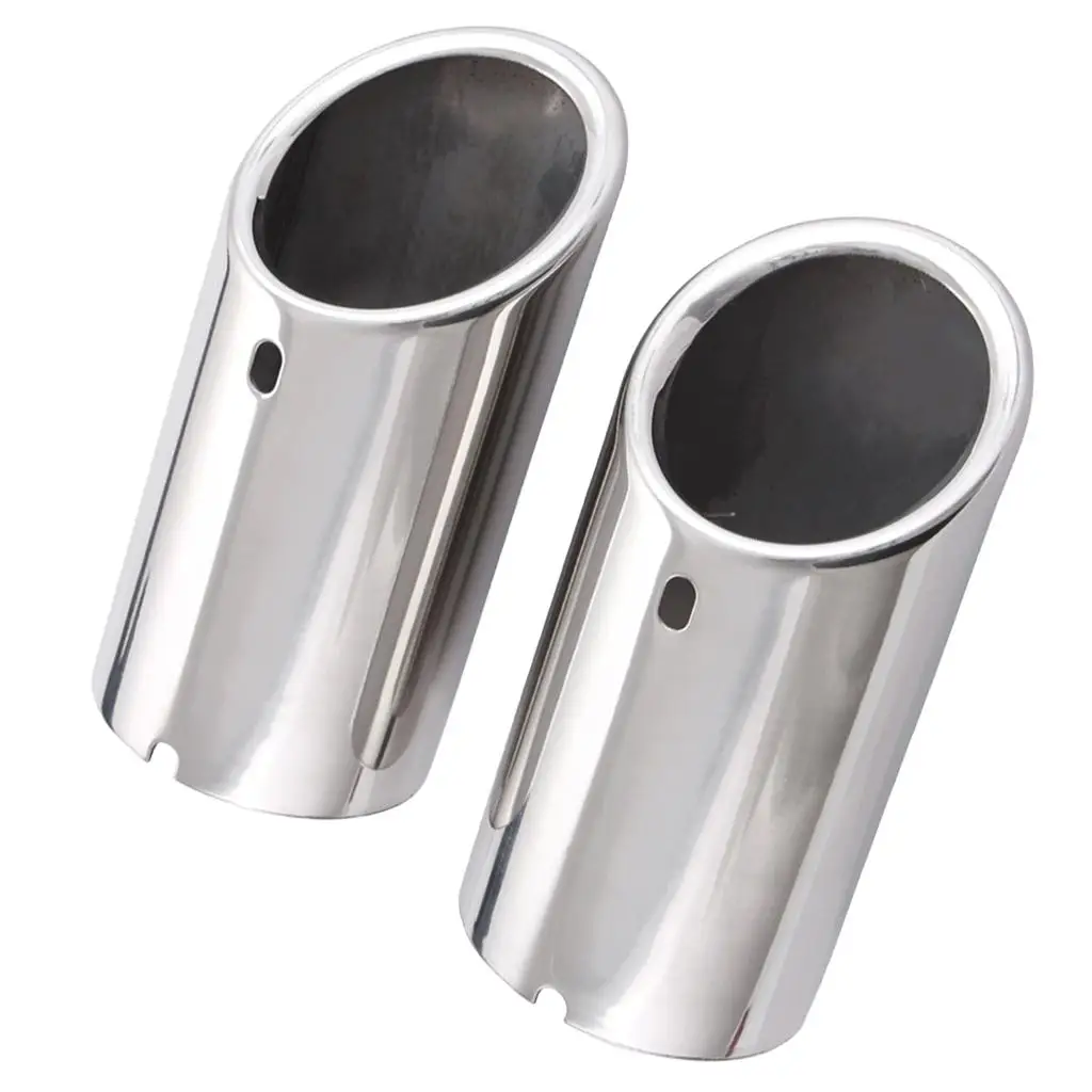 Car Outlets Exhaust Stainless Steel Muffler Tip Tail 147mm 6 MK6 2.0TDI 2.5 2011-2014