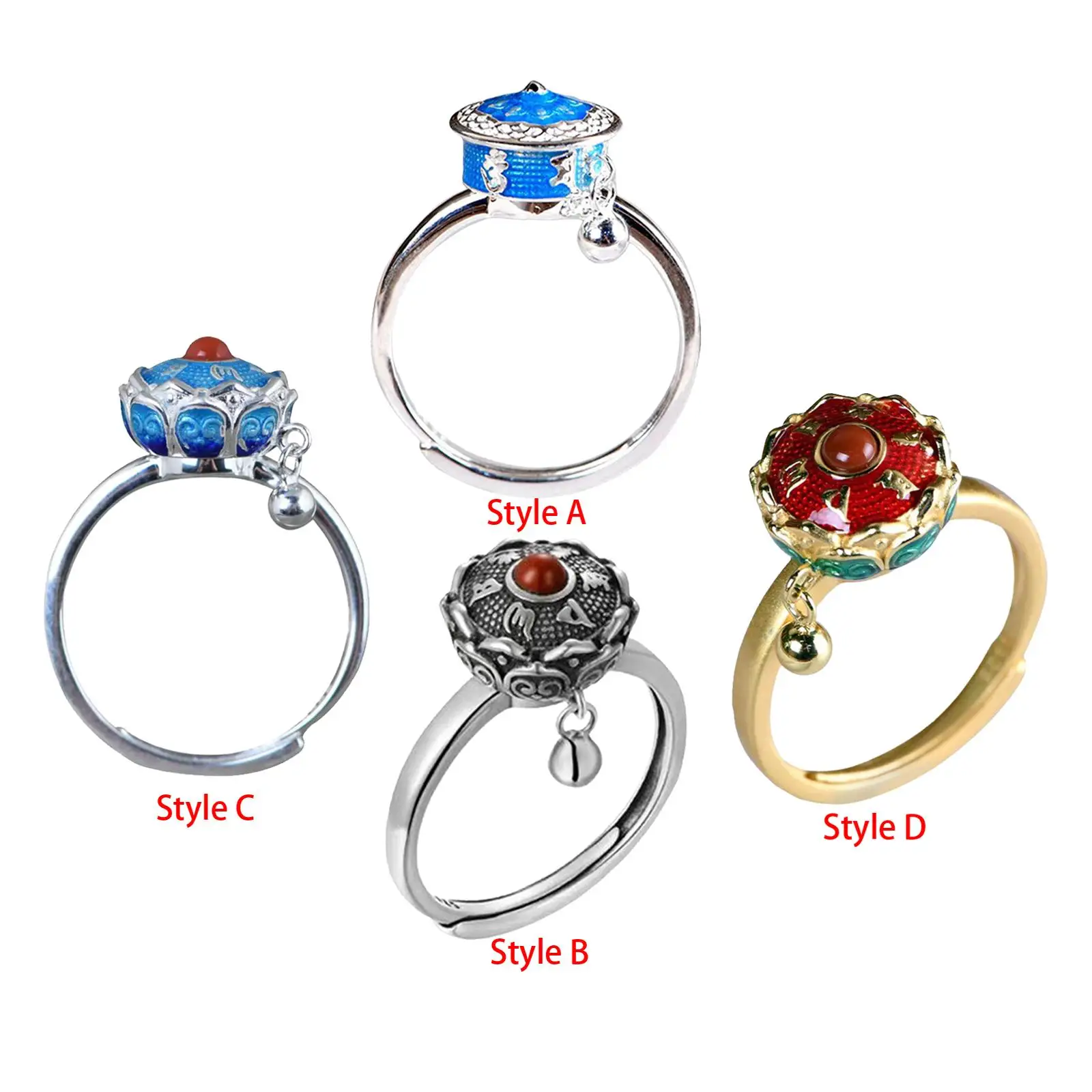 Rings Vintage Opening Rings Creative Fashion for Women Birthday Valentine`S Day Party