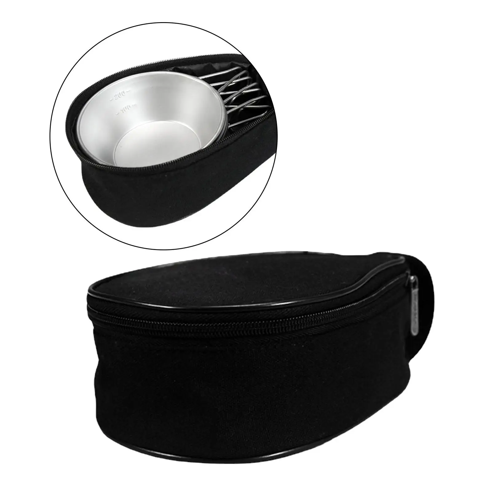 Utensil Bowl Organizer Pouch Flatware Organizer Multifunctional Waterproof Dinnerware Cutlery for Backpacking Outdoor Beach BBQ