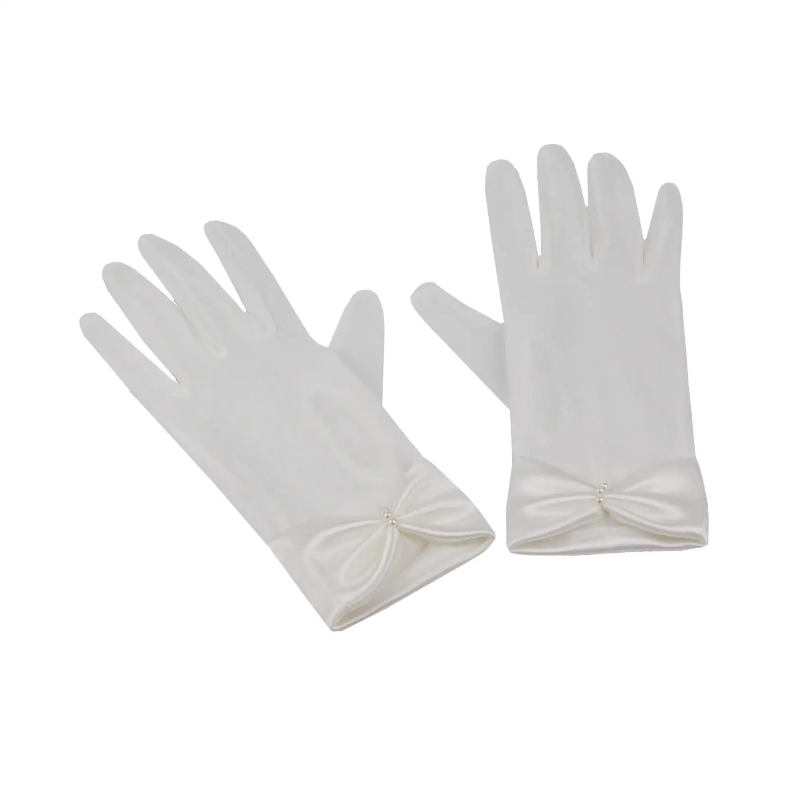 Wrist Length Gloves Party Gloves Props Costume Accessories 2 Pieces Short Gloves for