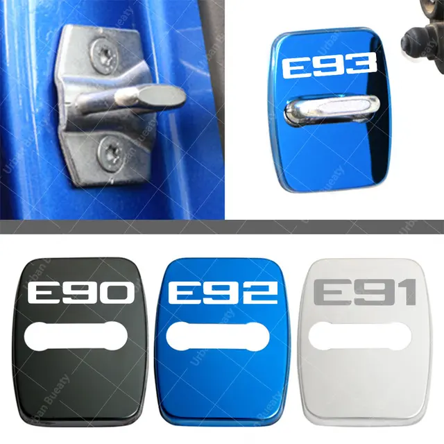 Echte Kohlefaser Auto Zündschalter Schlüssel Loch Abdeckung Innenraum Trim  Aufkleber kompatibel mit BMW E90 E92 E93 3er 2005-12 Auto Zubehör