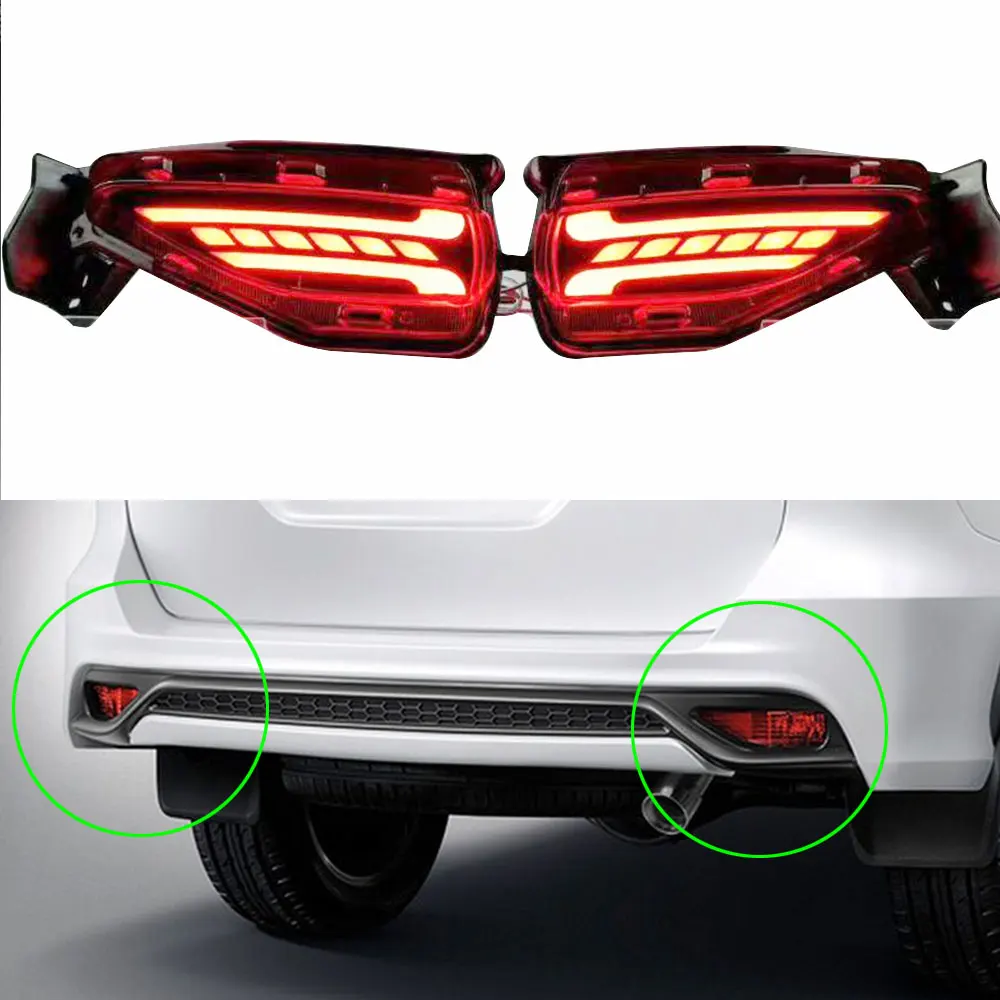 Reflector LED trasero para Toyota Fortuner