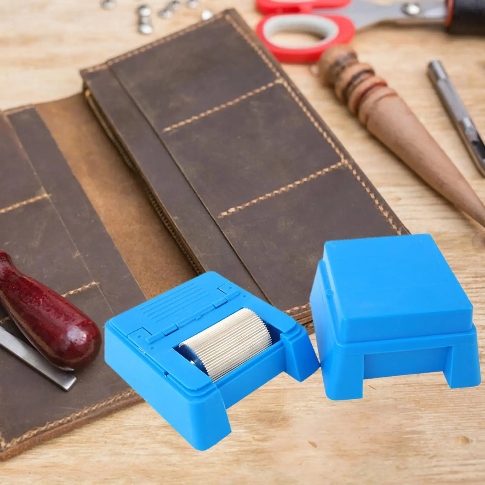 Leather Edge Printing Tool Small Size DIY Paint Craft Leather Painting Box