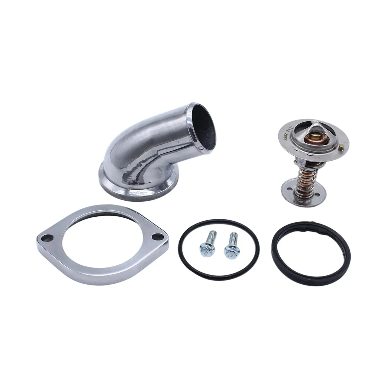 45° Swivel Water Neck Housing & Thermostat Fit for V8 (Ls-Based)