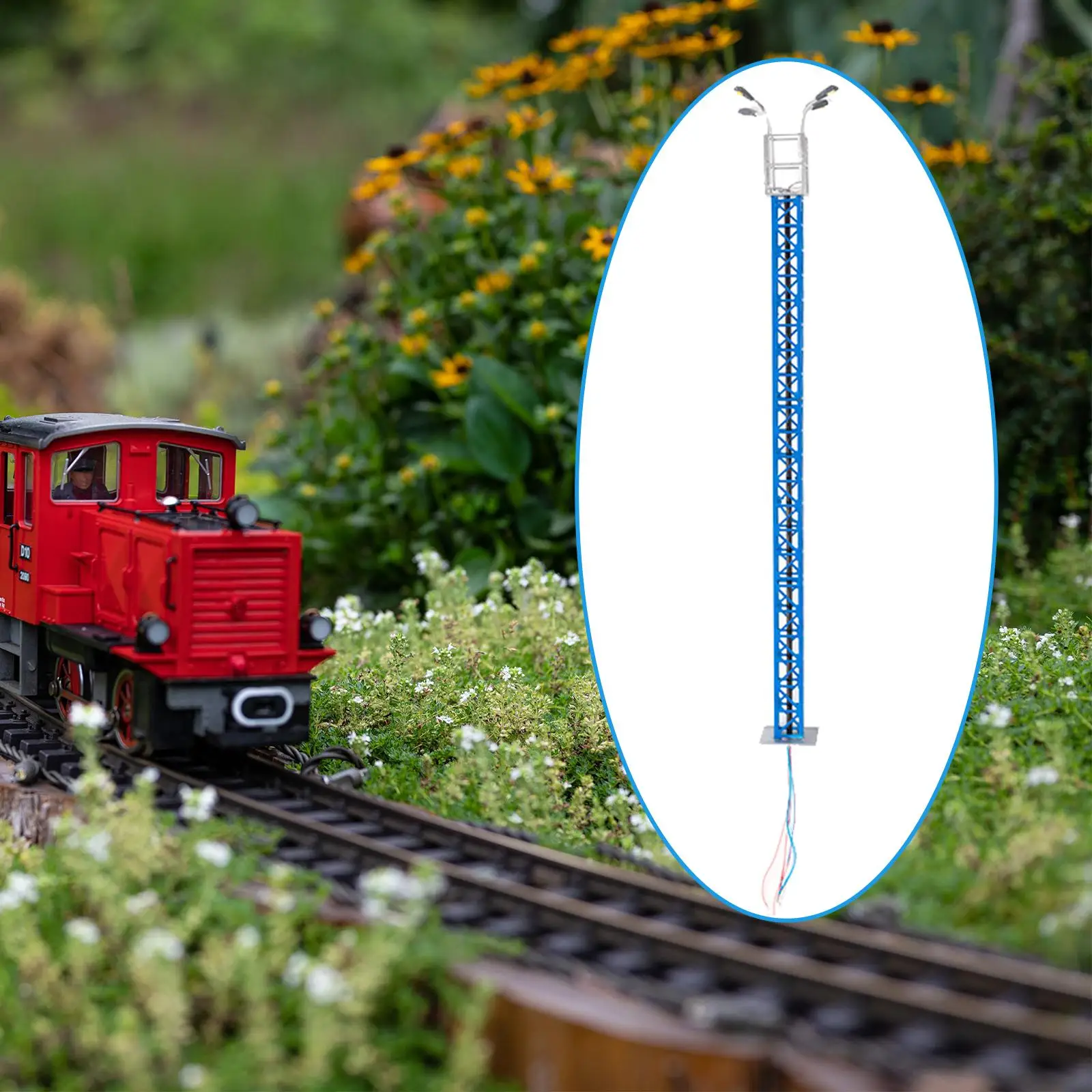 Model Railway Lights Miniature Train Lights for Micro Landscape Model Kit