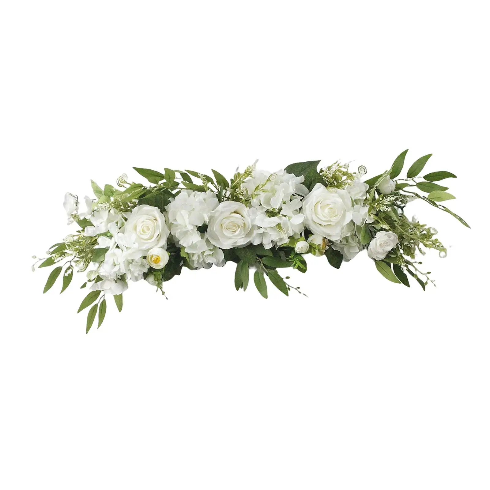 Artificial Floral Swag Door Wreath Welcome Sign Arrangements Wedding Arch Flowers for Celebration Door Ornaments