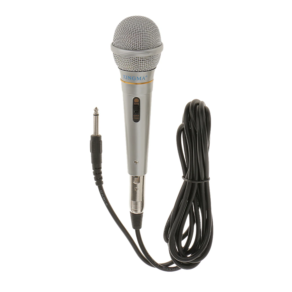 Professional Pure Vocal Dynamic Wired Microphone Mike with 11.5ft Cord