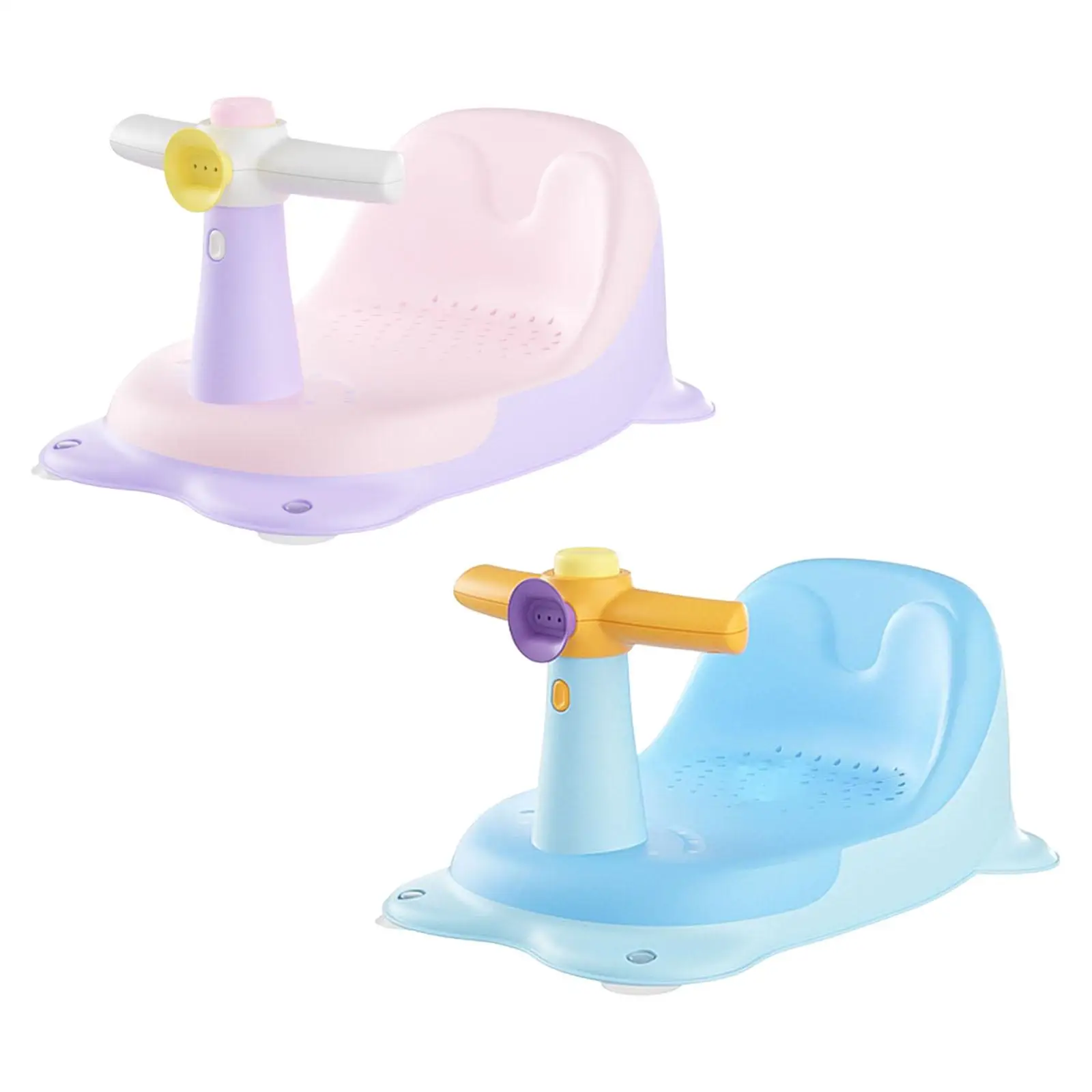 Portable Baby Bath Tub Seat Bath Tub Seat Non Slip Shower Chair Bath Seat Support Summer Bathtub Bath Chair for Kids 6-18 Months