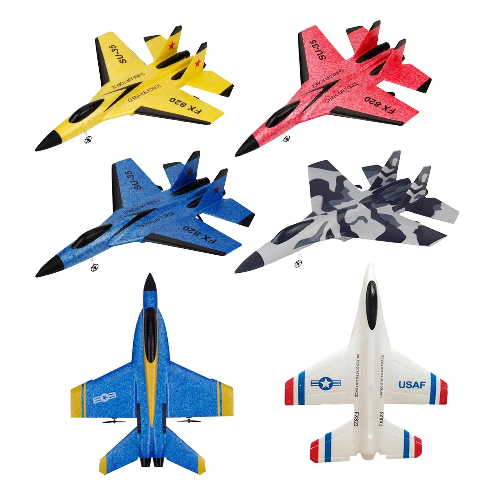 Remote Control Airplane Toy Easy Control RC Plane for Games Birthday Outdoor