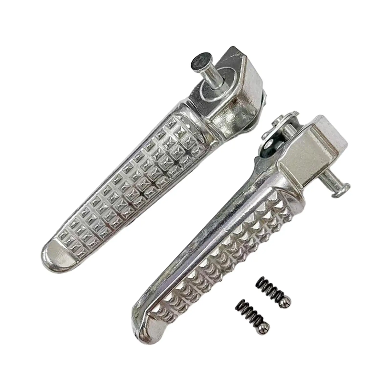 2 Pieces Motorcycle Rear Passenger Foot Pegs Spare Parts 115x18mm Universal