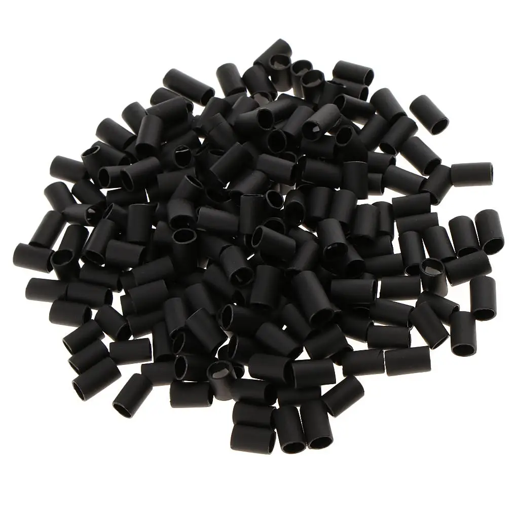 Lot 200 Micro ShrinkableTubes Glue  Links for Hair Extensions Supplies