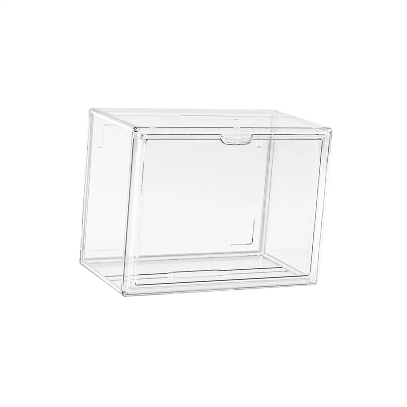 Clear Display Case Dustproof Countertop Display Rack Cube Organizer Protection Shelf Stand Display Box for Miniature Figurines