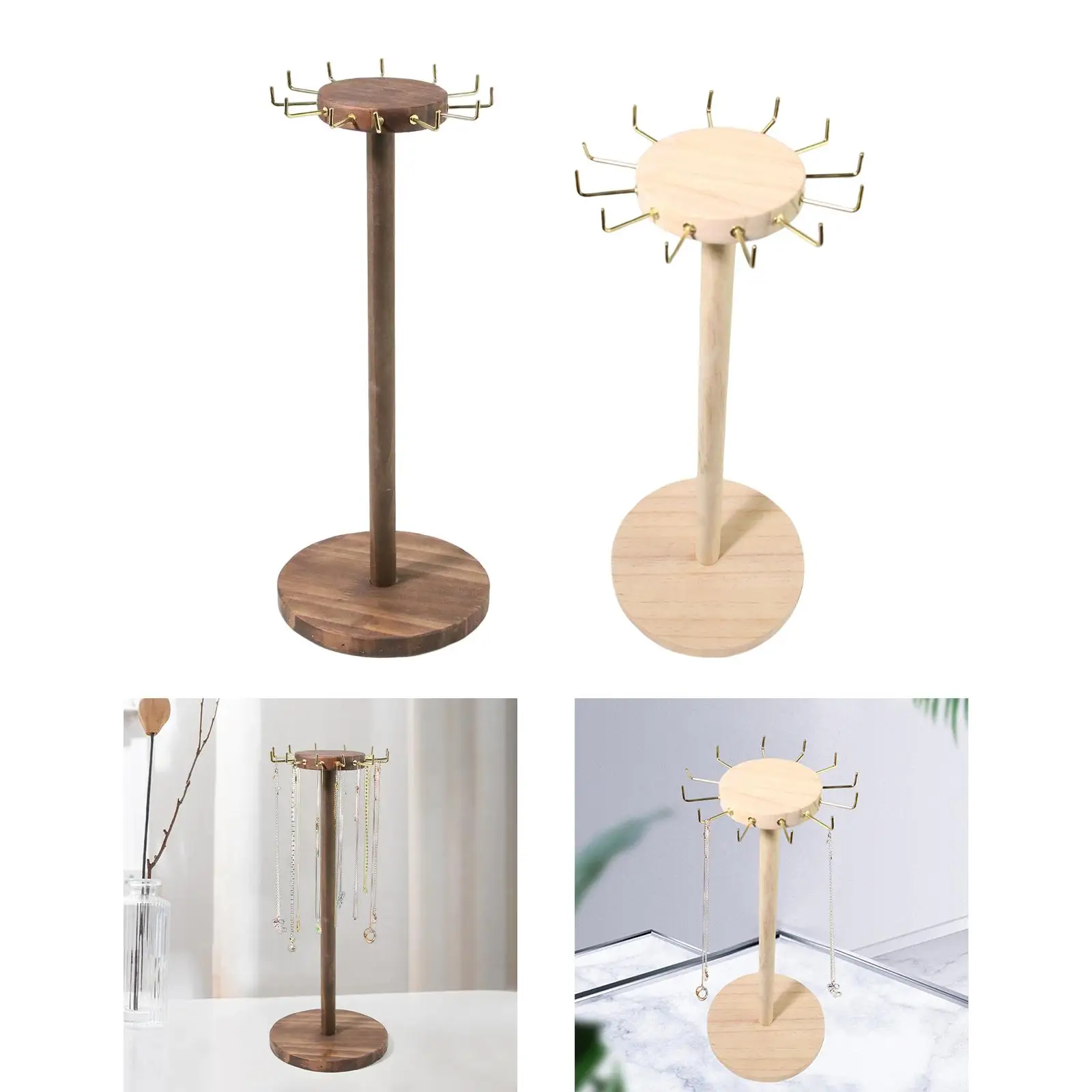 Jewelry Display Stand Multifunctional with Base Home Decoration for Bedroom