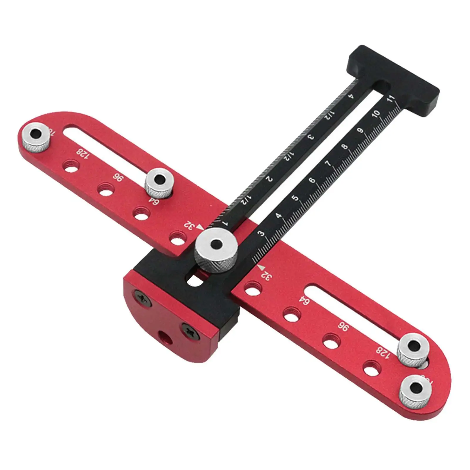 Wood Dowelling Guide, Punch , Cabinet Hardware Jig Wood Dowelling Tools Stainless Steel Hole Handle Punch ,