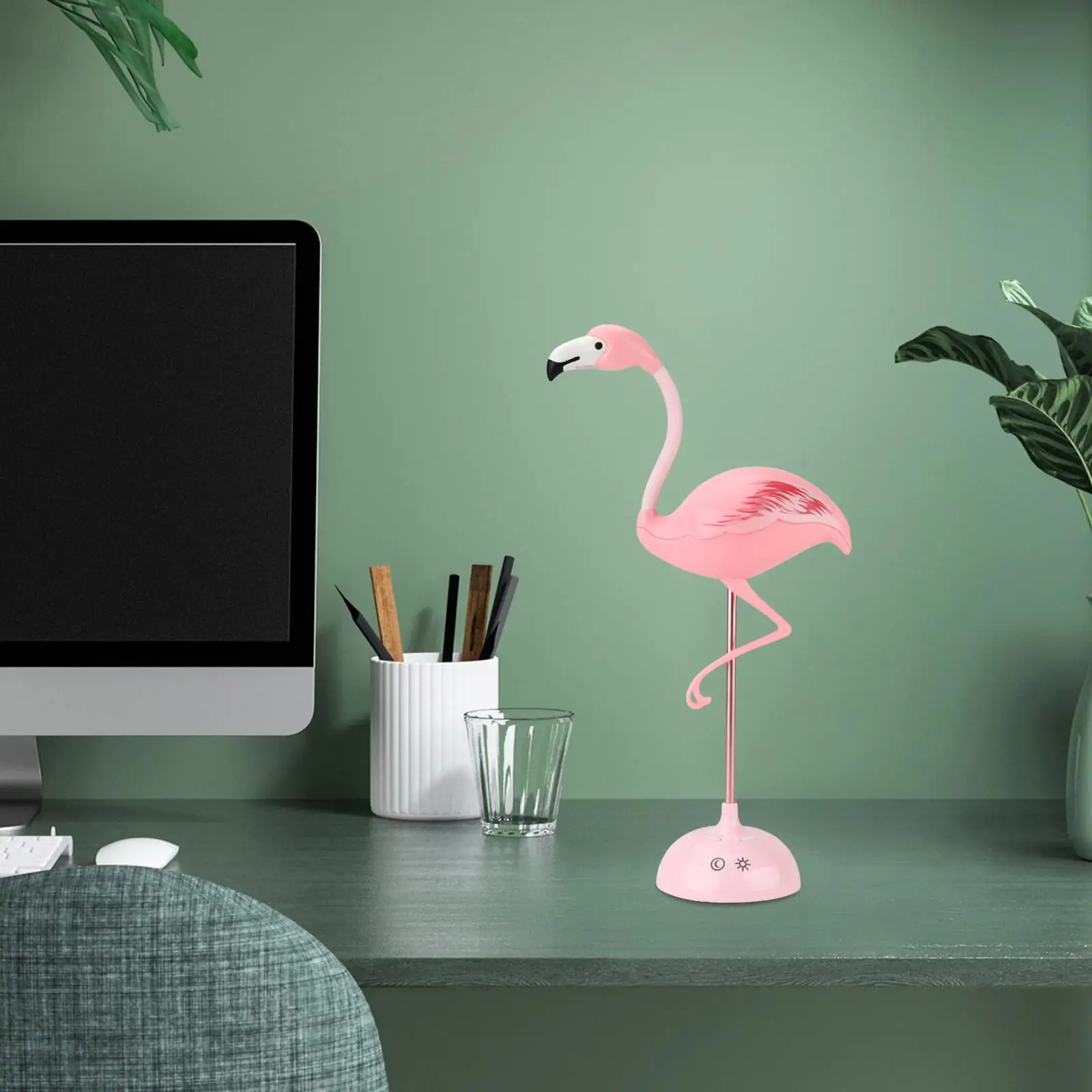Flamingo Night Light Decorative Bedside Table Lamp for Bedroom Desktop Gift