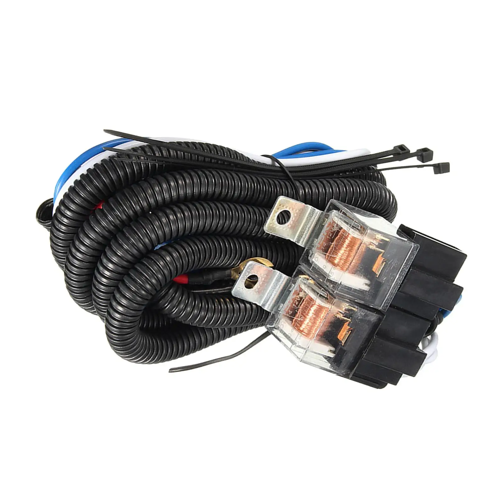 Vehicle H4 Headlight Relay Harness Accessories Easy Installation