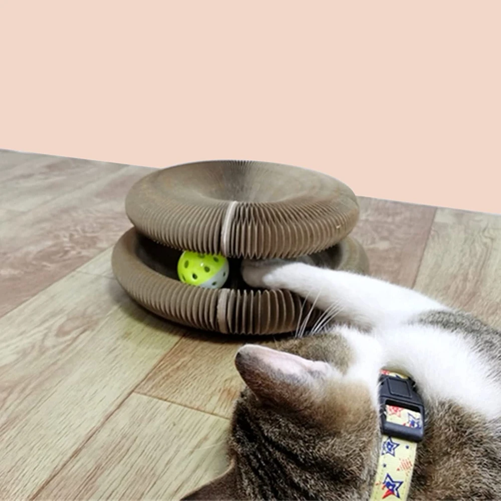 Lovepaw Corrugated Paper Cat Scratching Board Interactive Hit