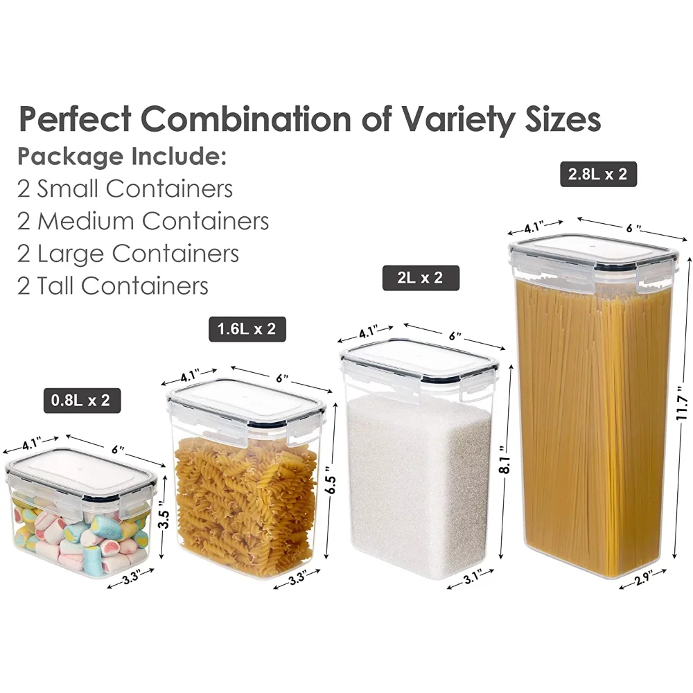 The Best Airtight Pantry Food Storage Containers