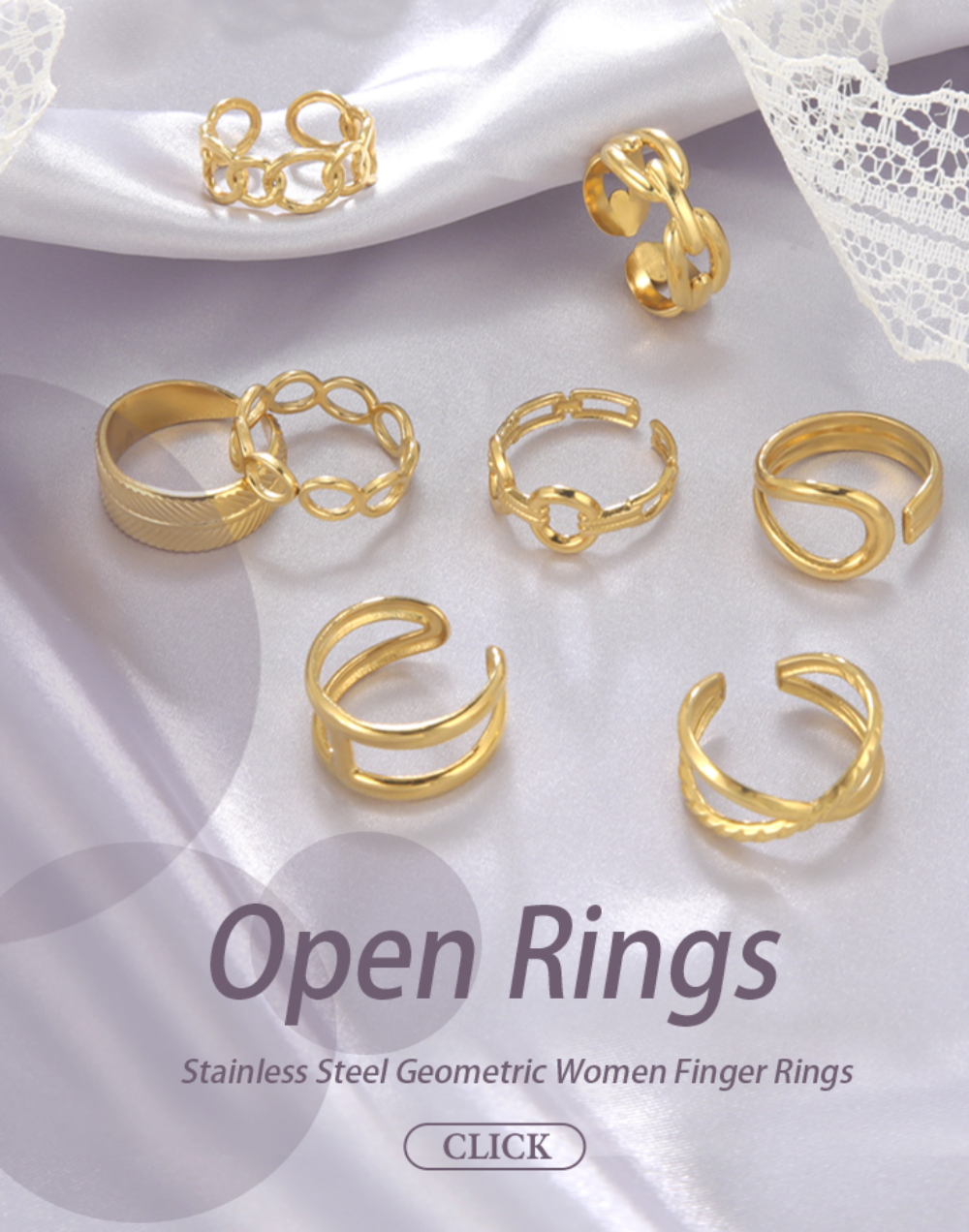 Skyrim New In Wheat Ears Leaf Ring Boho Stainless Steel Gold Color Open Women Rings 2026 Trendy Jewelry Valentine Gift Wholesale