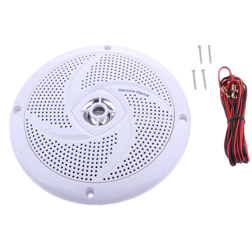 6.5 Inch Marine Stereo Boat Speakers Amplified  Stereo Sound Weather