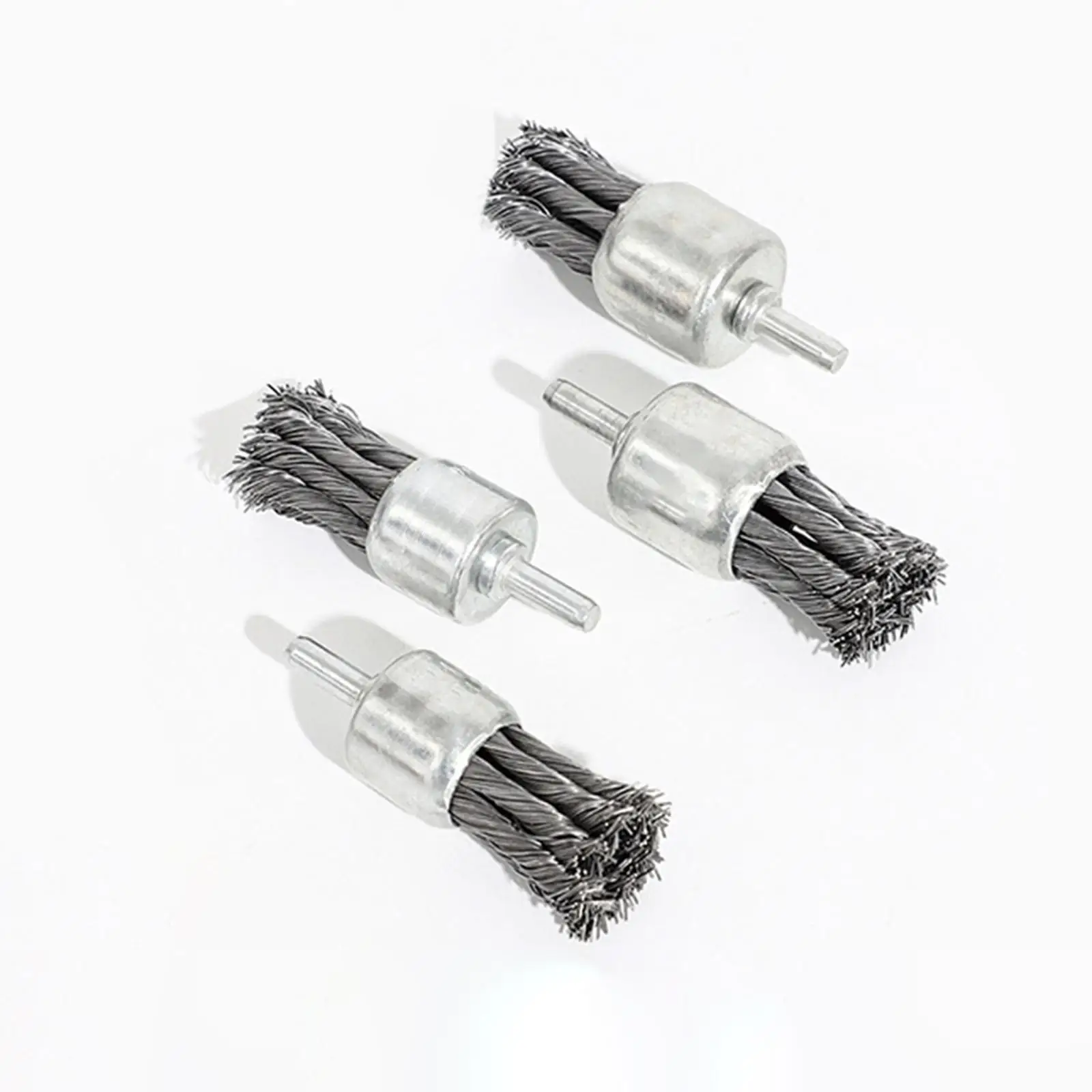 Steel Wire Brush Replace Accessory Angle Grinder Surface Polishing Drill Attachment Rotary Knot Wire End Brush for Drill
