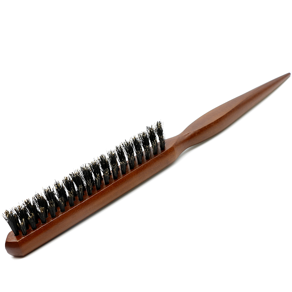 Natural Boar Bristle Hair Fluffy Comb Image 2