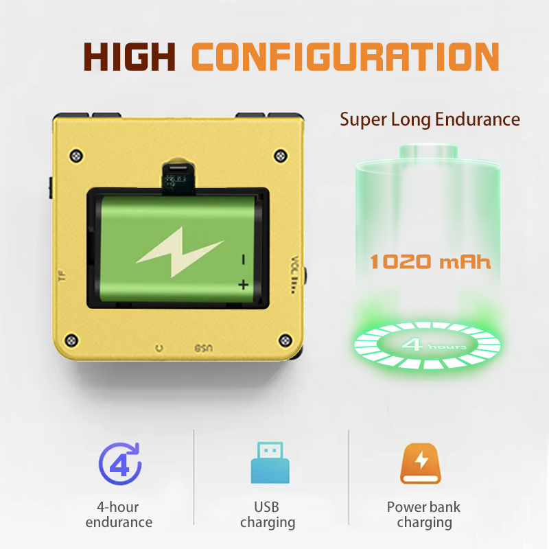 Powkiddy V90 Retro Handheld Game Console 3 Inch Ips Screen System_voghion.com