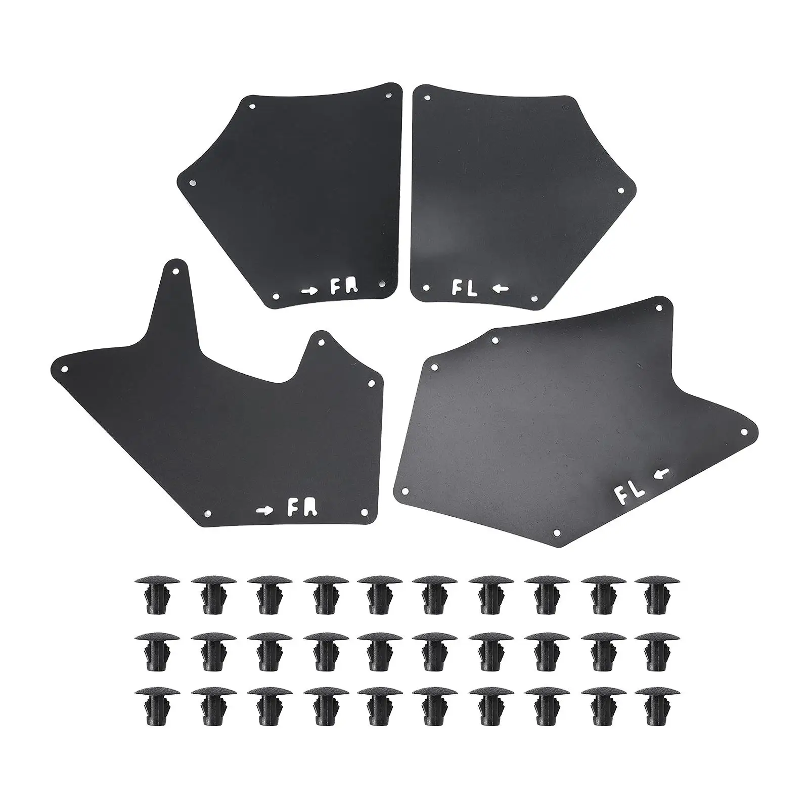 4Pcs Splash Guards Fender Liner Shields Mudflaps for Toyota for tundra 2008-2021 Easy to Install Repair Part Premium Durable