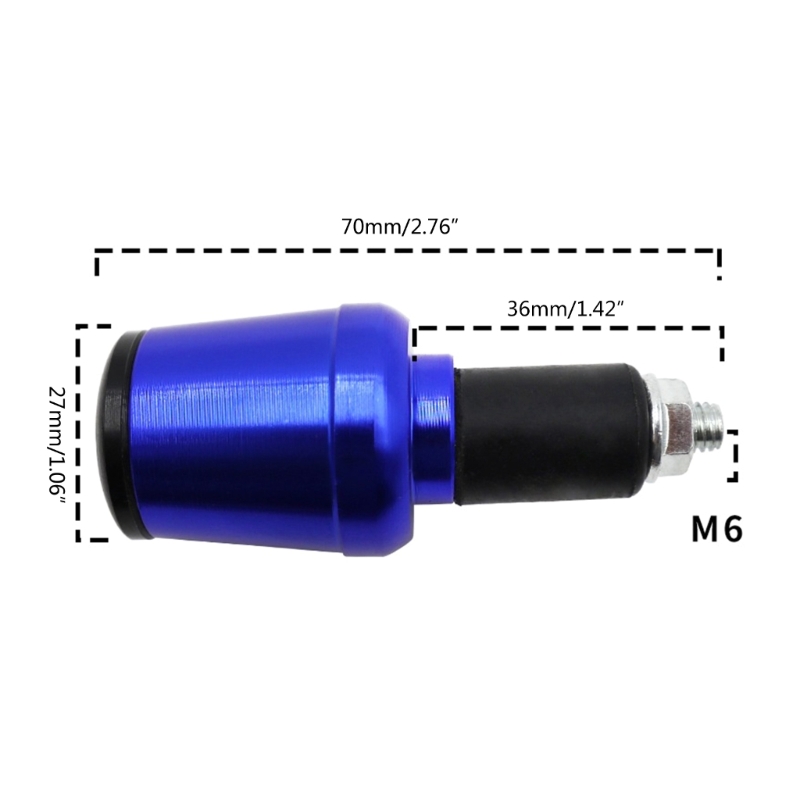 7/8" 22mm Universal Lenkerende Lenkergriffe Enden Schieber Kappe Stecker Schieber Gegengewicht – Detail 18