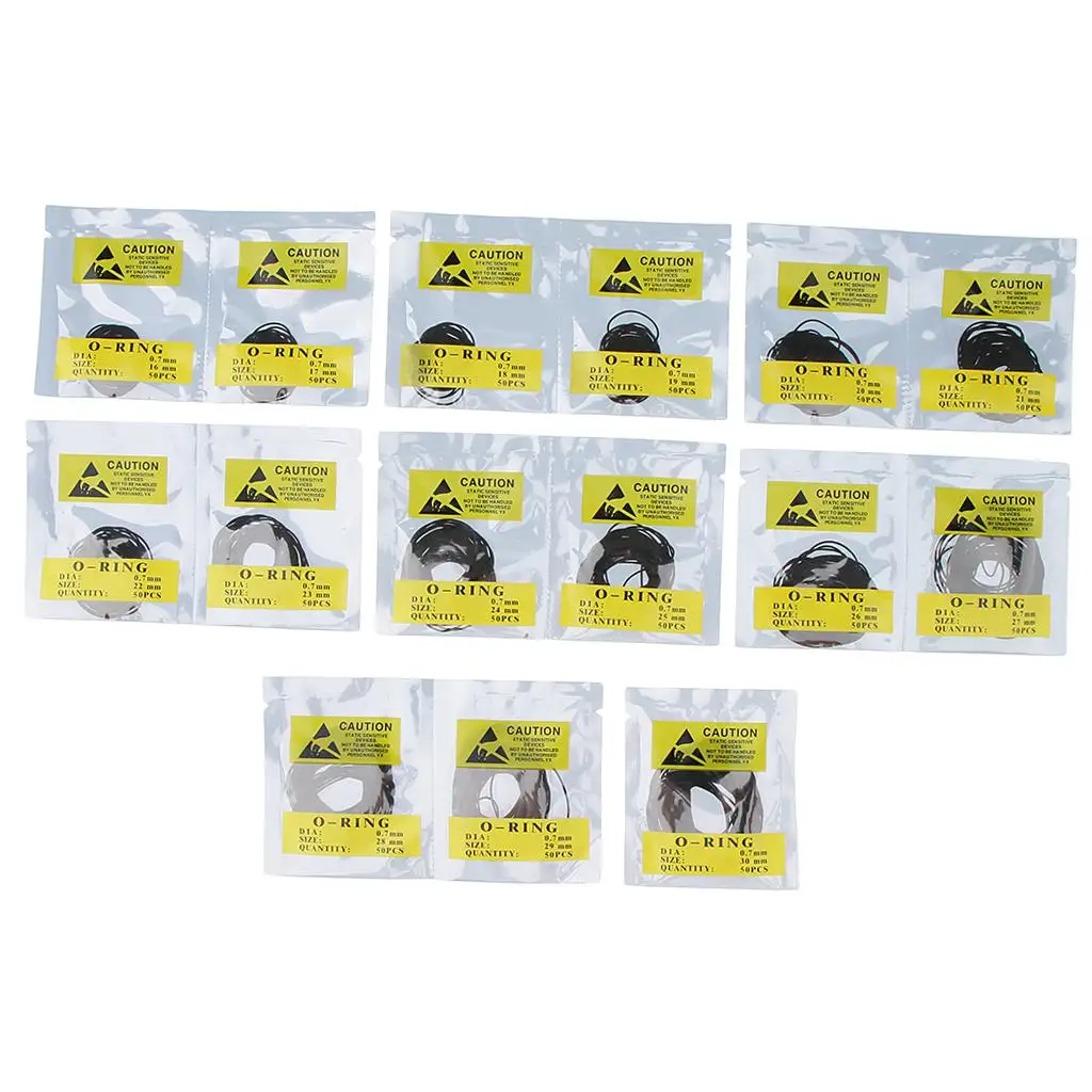 Bulk 750PACK  Gasket Black Silicone Seal Washers Replacement DIY