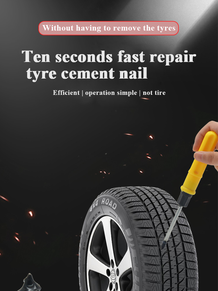 Tire repair nail kit image 1