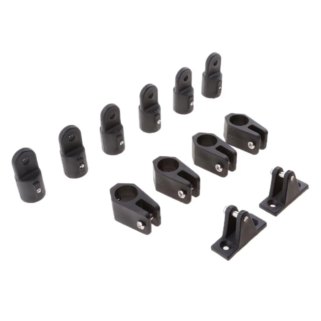 12 PCS For 3 Bow  Top Marine Nylon Fittings Hardware Set `` Motors