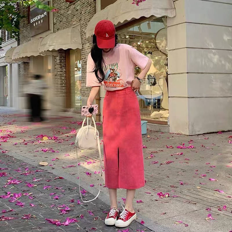 roupas femininas novo francês rosa vestido de verão luz estilo cozido yujie moda terno hong kong sabor