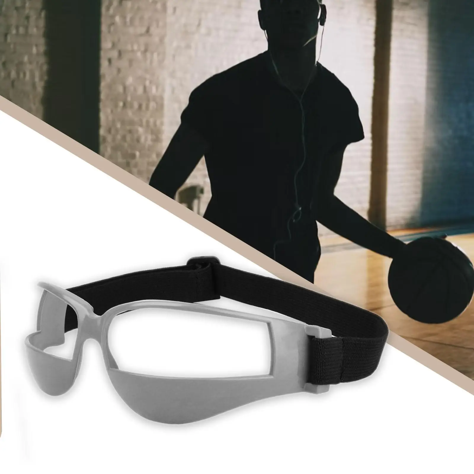 Basketball Glasses Sports Dribble Specs Team Training Aid Anti Fog Shock Collision Foldable  for Football Tennis Men Youth