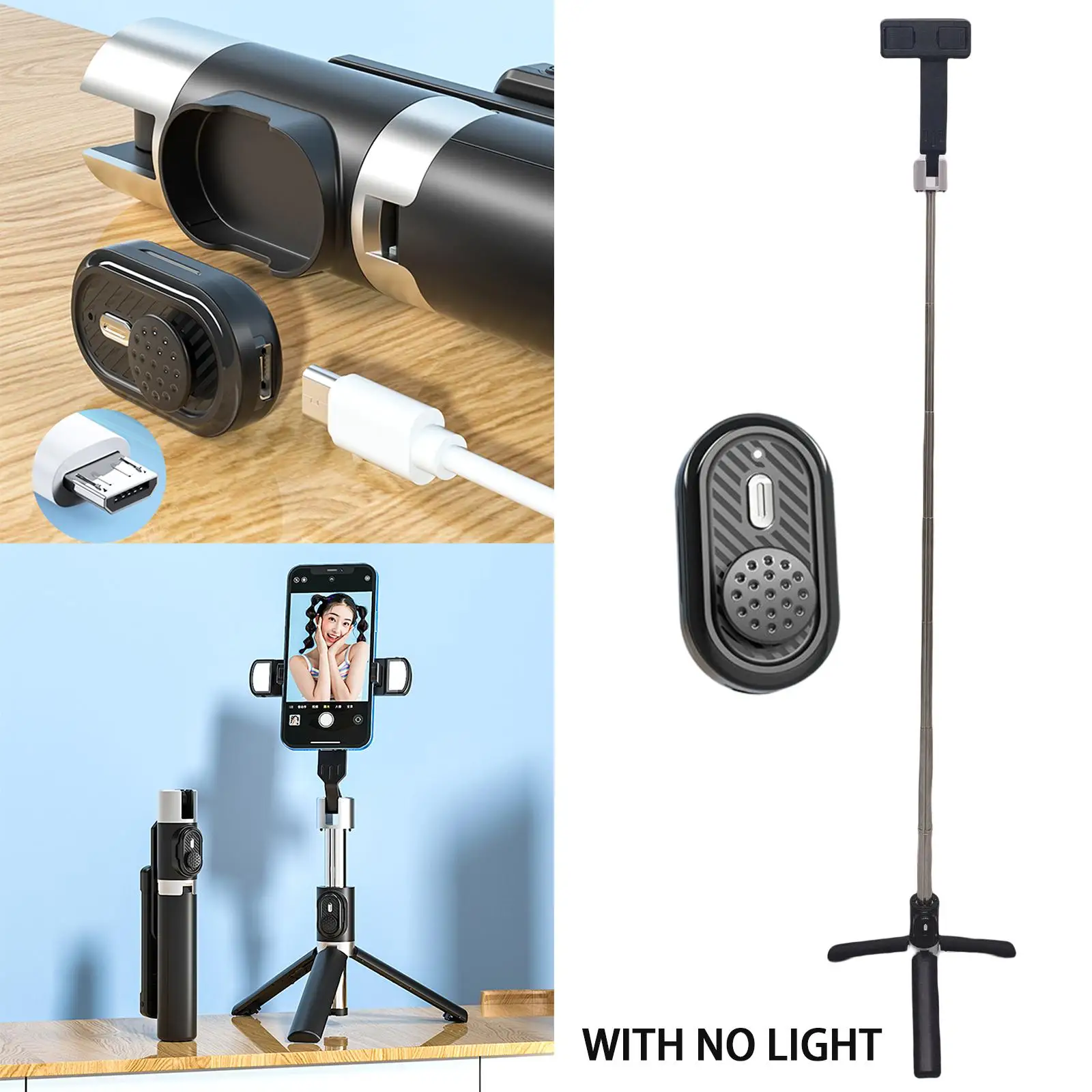 Selfie Stick Tripod with Wireless Remote Control for for  for Tik Tok