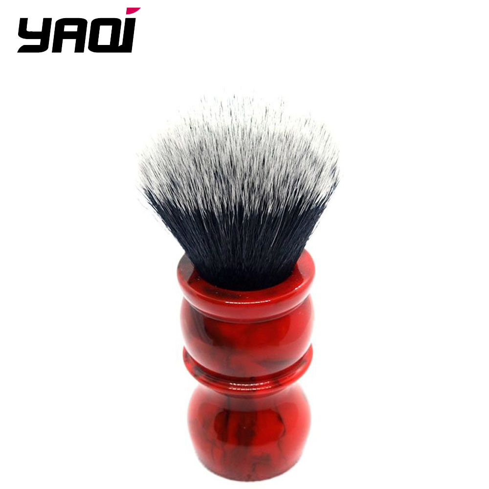 Best of Yaqi Red Marble 24MM Men's Synthetic Hair Beard Brush Shaving Brush Reviews & Tips