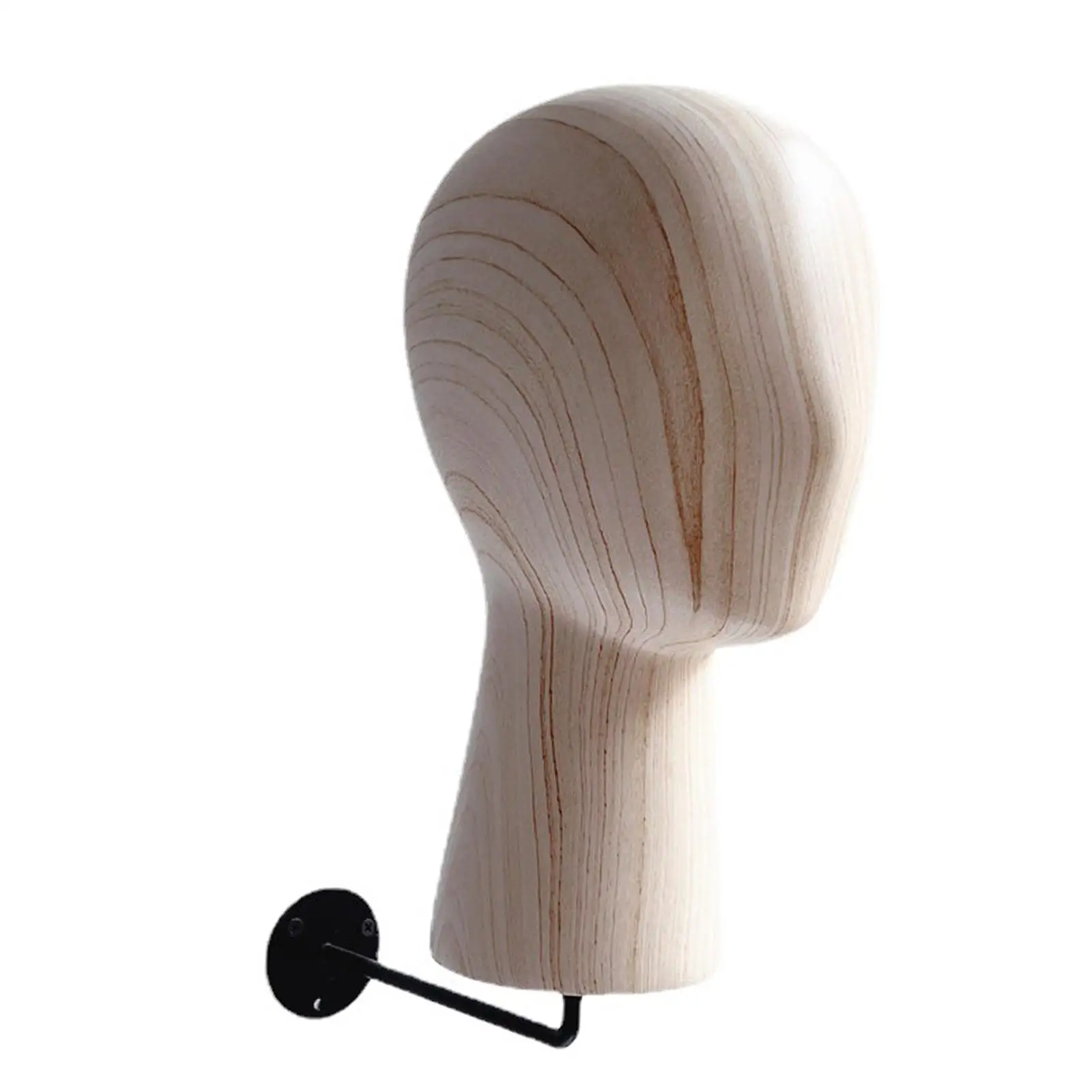 Mannequin Head Model Headphones Rack Caps Storage Rack Wig Head Display for Hairdresser Training Beginner Home Salon