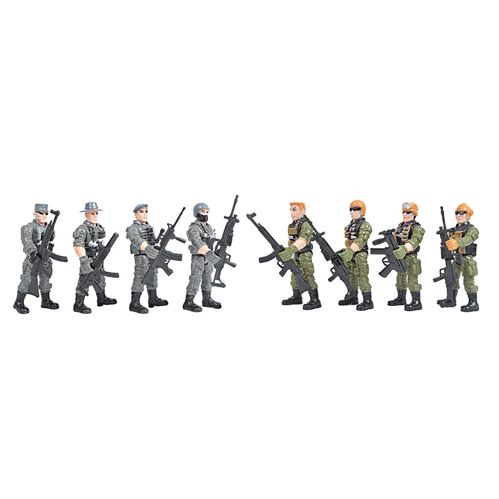 Flexible  Soldiers Model Assembly Detachable  Table Accessories