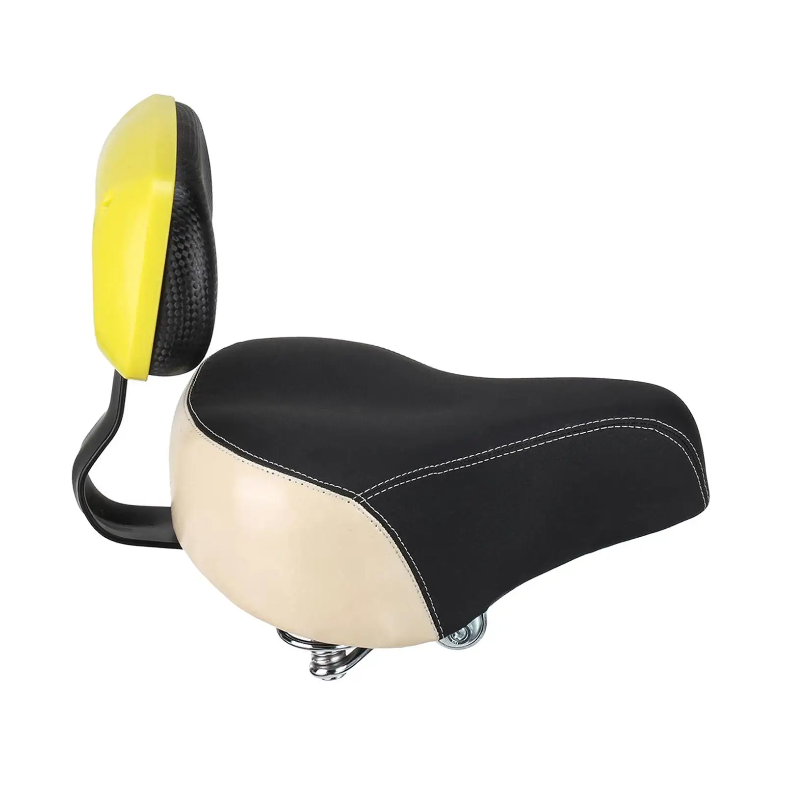 Comfortable Seat Saddle with Backrest Cover Seat Cushion for Men