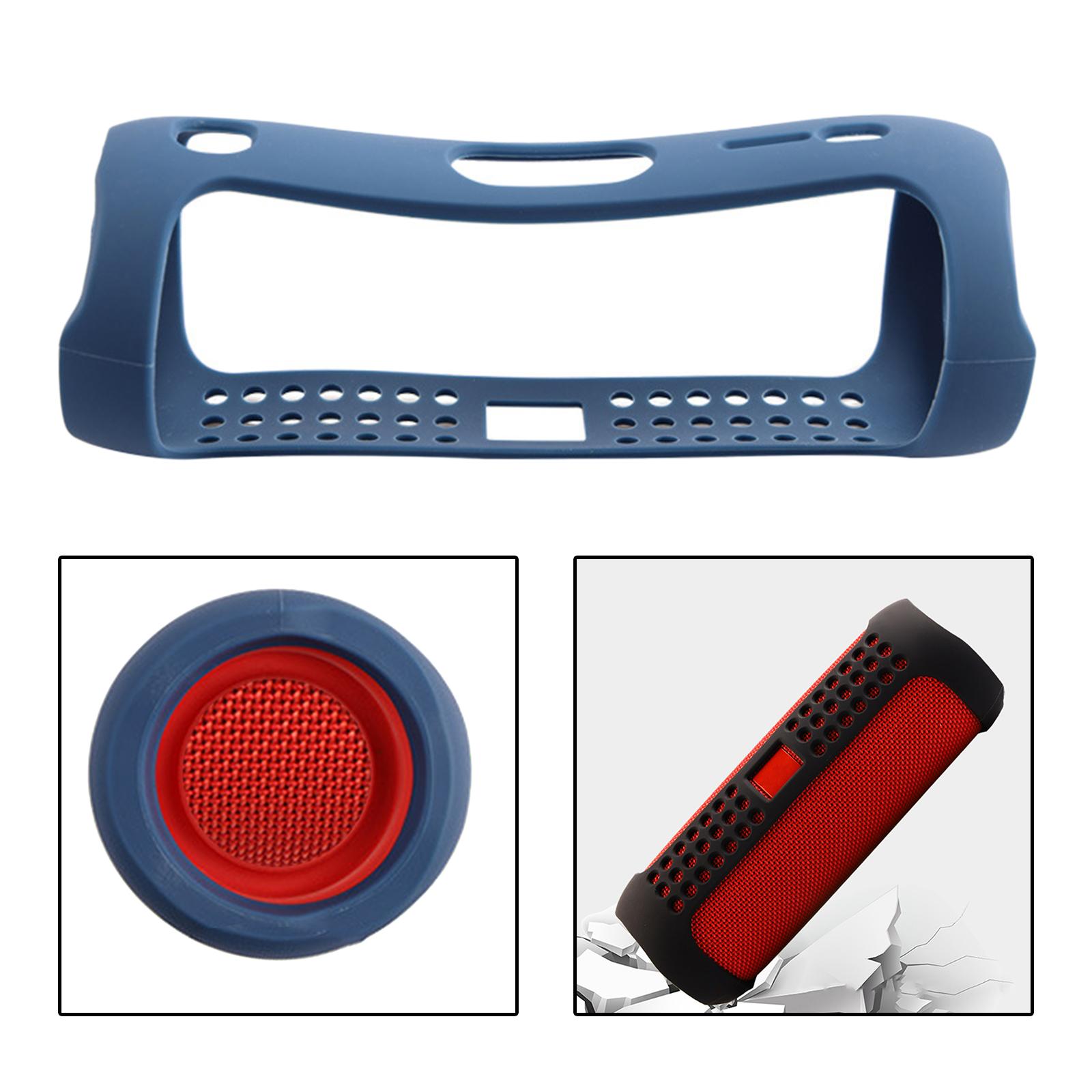 Silicone Speaker Cases Cover Portable Soft Protective Case for J-B-L Flip 5 Wireless Bluetooth Speaker