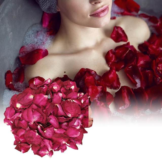 Creative Dried Rose Petals Natural Flower Petal Non-edible Toiletries  Reduce Fatigue Flower Petal - AliExpress