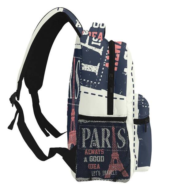 Teal & Black Eiffel Tower Paris France Hot Sale Backpack Fashion Bags  Parisian Paris France Eiffel Tower Black Teal Blue White - AliExpress