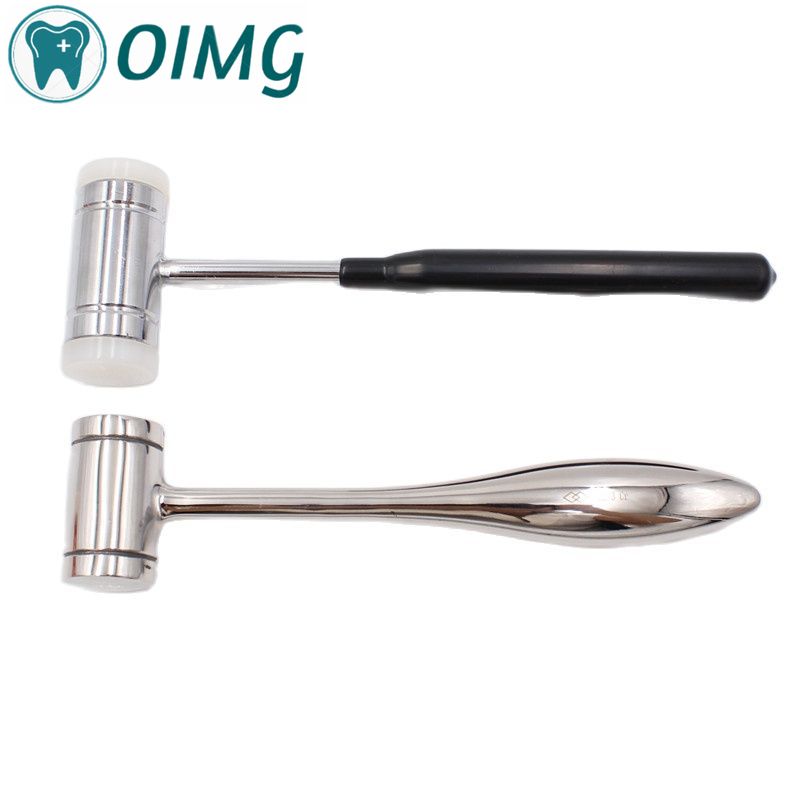 Best of Dental Bone Hammer Double-headed Nylon Stainless Steel Handle Autoclave Teeth Surgical Extraction Tool Dentist Instrument Reviews & Tips