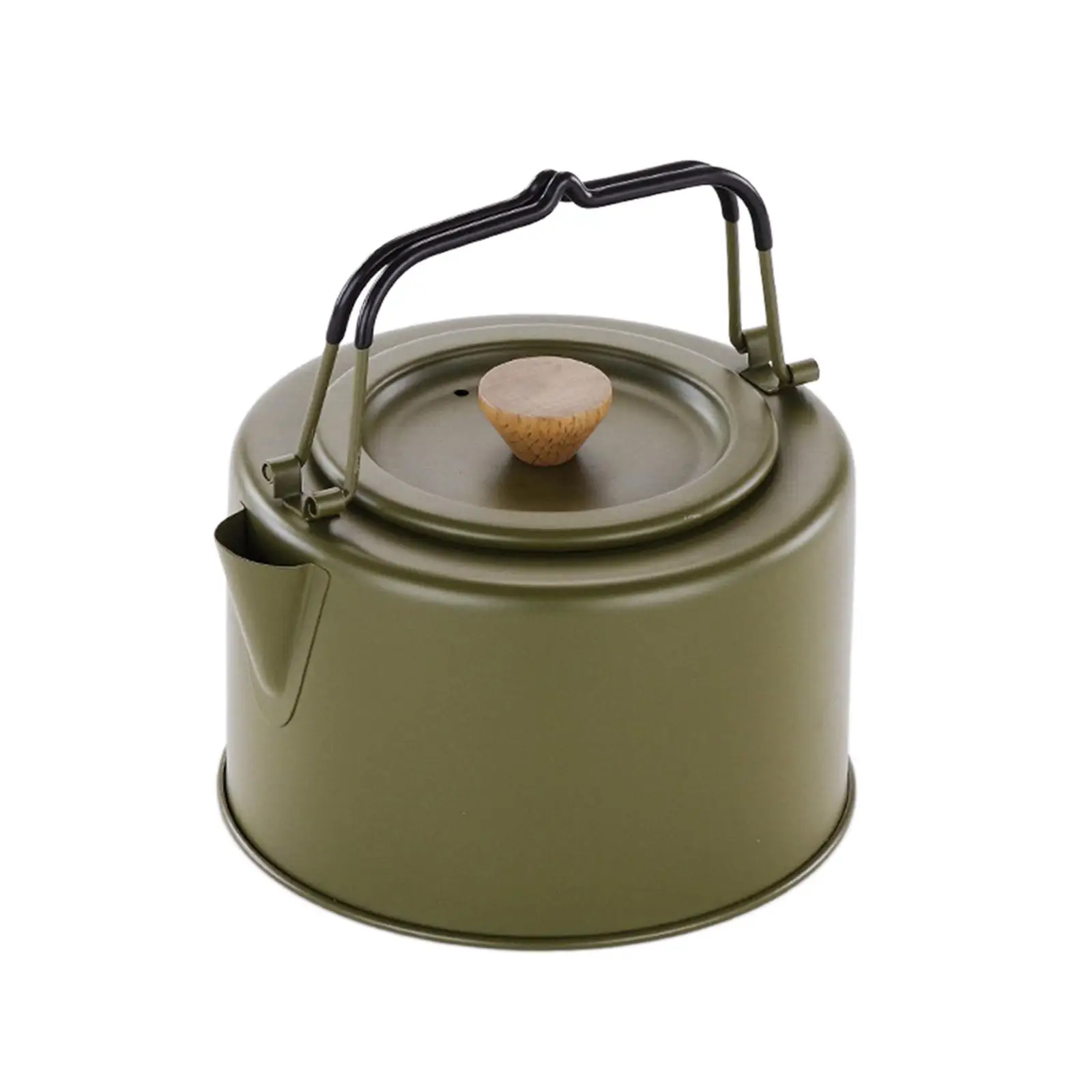 Camping Water Kettle Teapot Anti Scald and Lockable Handle Coffee Pot for Trekking Kitchen Picnic Backpacking Mountaineering