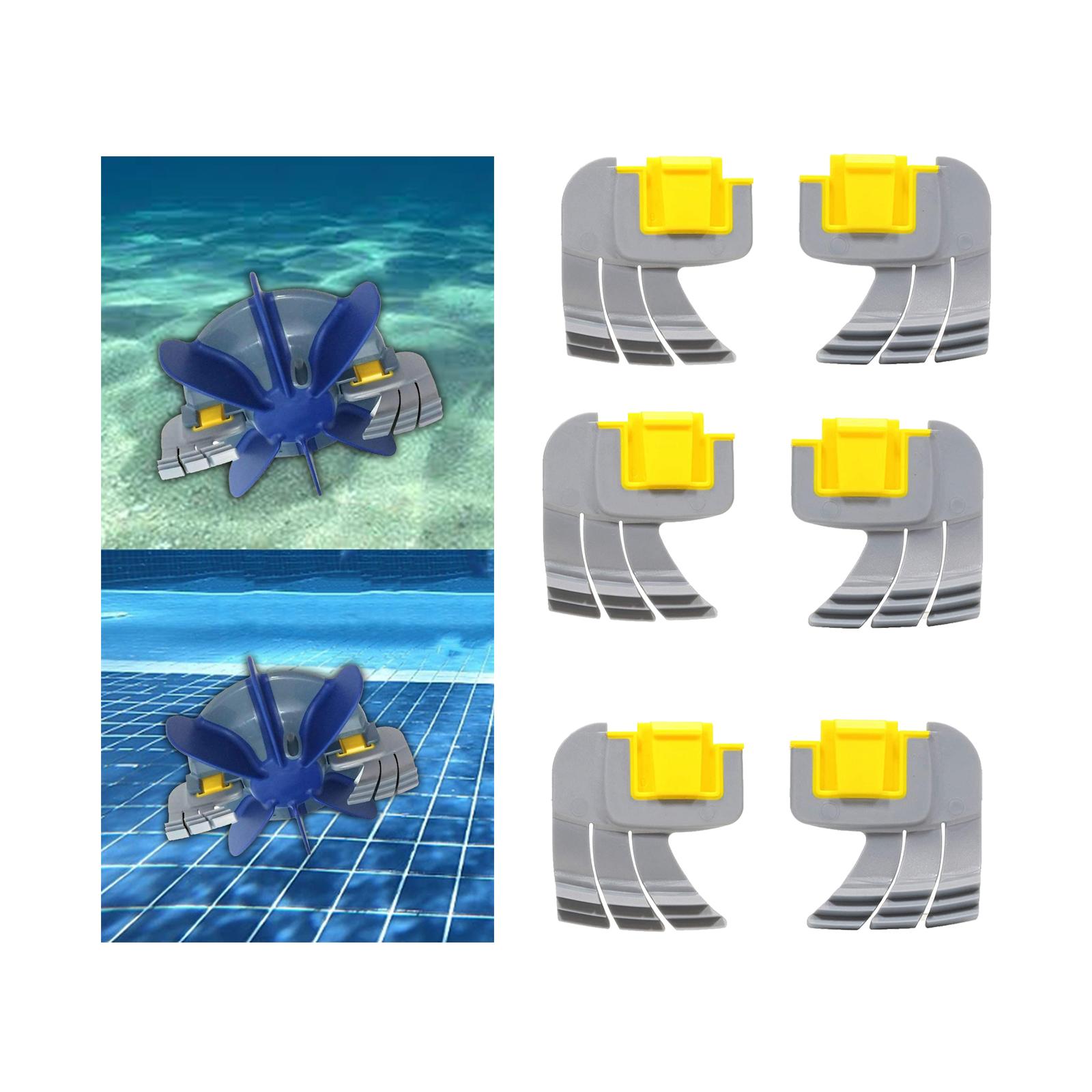 Scrubbing Brush 4Pcs Suction Robotic Pool Brush Pool Brush for Suction Robotic Pool Cleaner for MX8 , Accessories