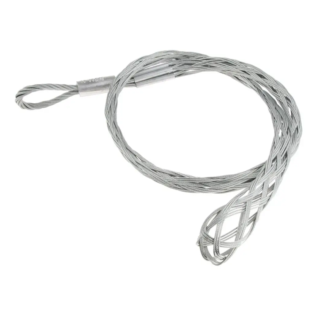 Cable Grip Pulling Socks 70-95mm Wire Puller, Galvanized Steel, Flexible Eye, 1.5meters
