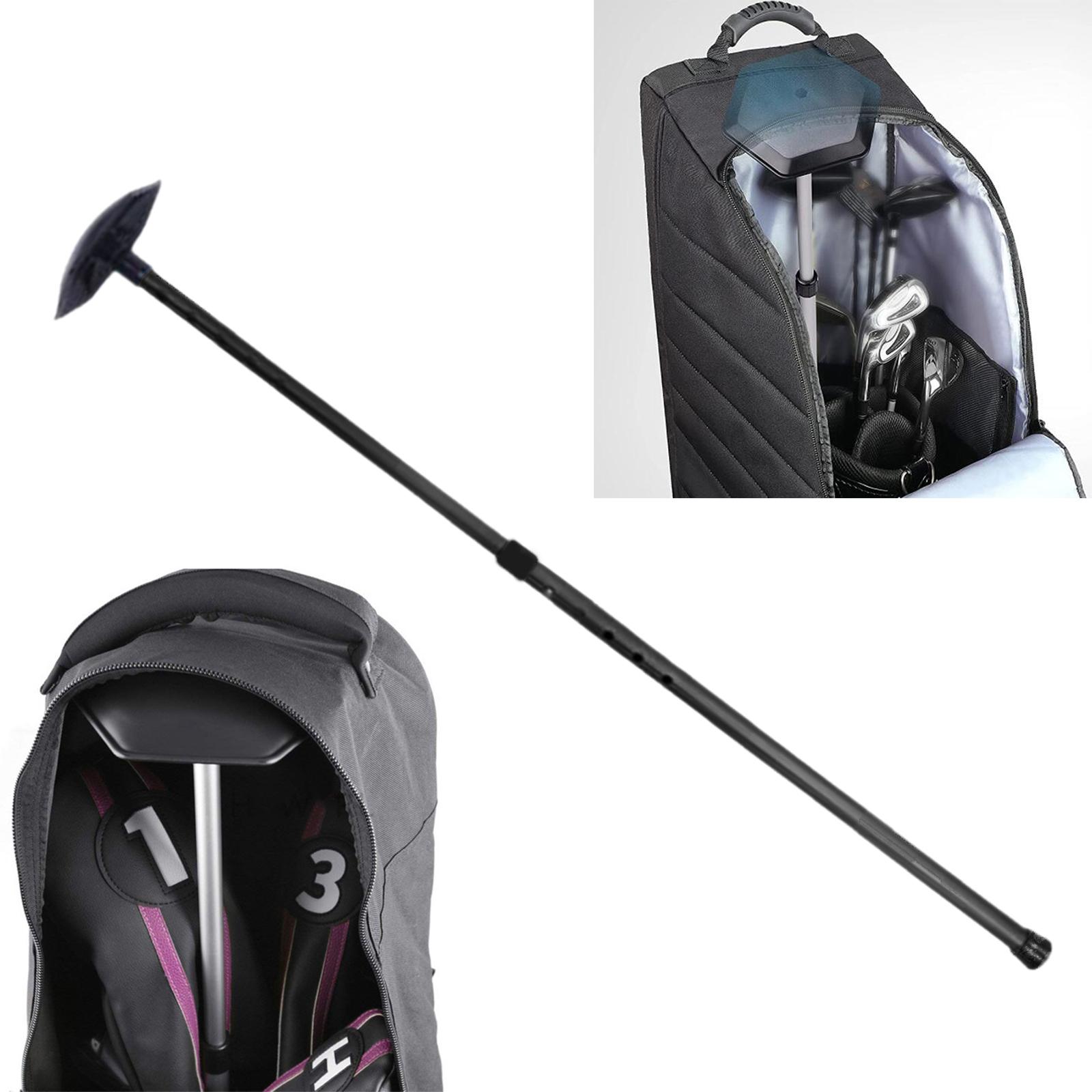 Aluminum Golf Club Travel Cover, Adjustable Golf Travel Cover Bag Supports Pole Stick Portable Rod